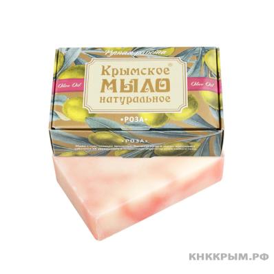 Крымское натуральное мыло на оливковом масле РОЗА 2020 МН, 100г